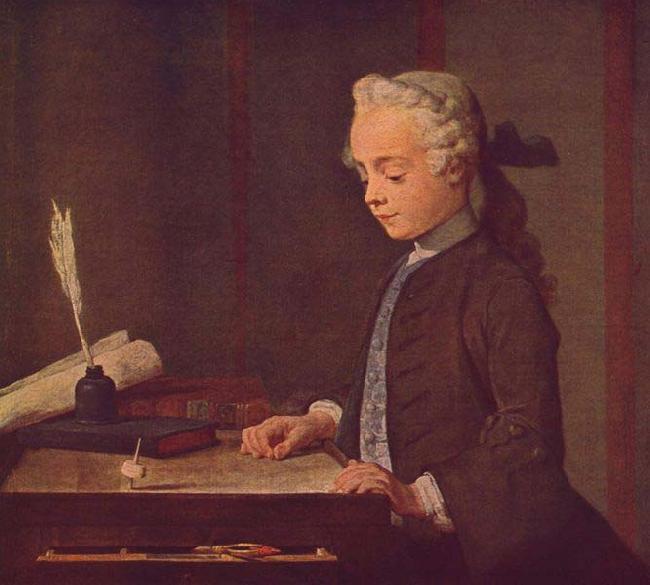 Jean Simeon Chardin Boy with a Top oil painting image